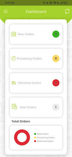 Android application Ziingo Rider Grocery NG screenshort