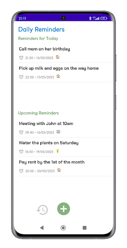 Reminders - Daily Reminders Screen 2