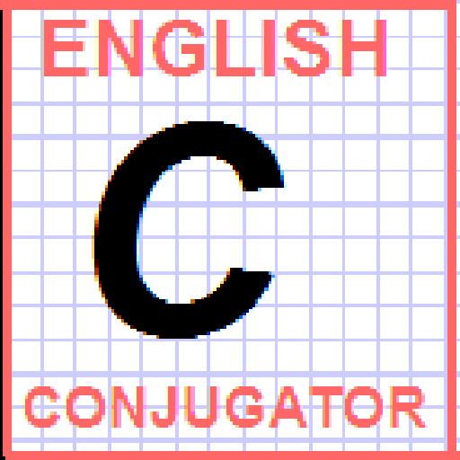 English verb conjugator logo