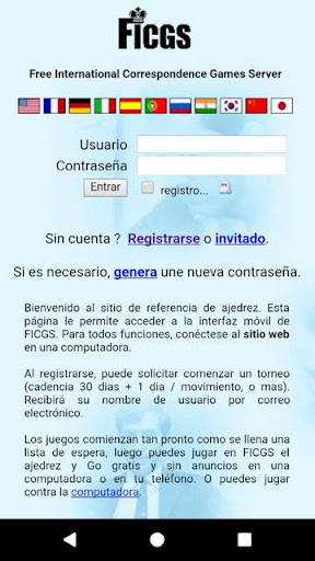 Vista previa de la aplicación