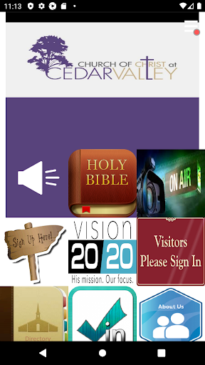 Android application Church of Christ@Cedar Valley screenshort