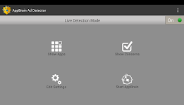 screenshot of AppBrain Ad Detector