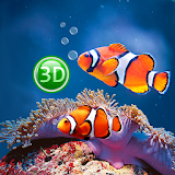Coral Fish 3D Live Wallpaper icon