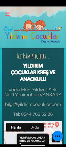 Android application Yıldırım Çocuklar screenshort