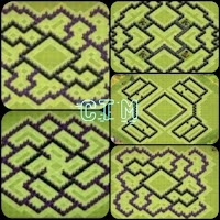Map Clash of Clans