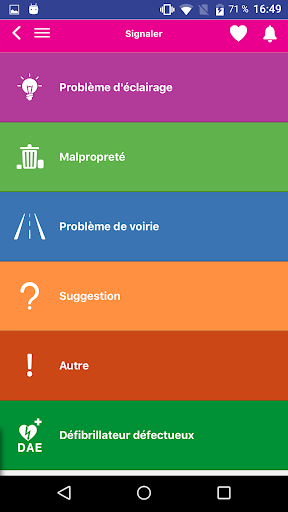 Henrichemont Application Screen 2