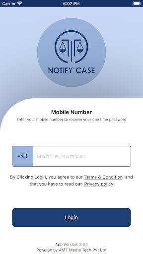 Notify Court Case Status Screen 2