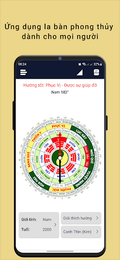 Android application La Bàn Phong Thủy Theo Tuổi screenshort
