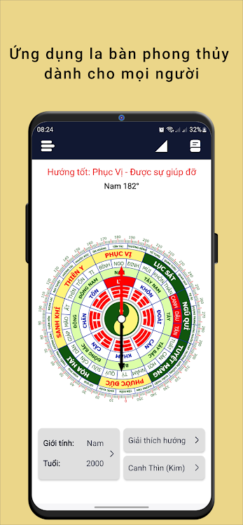 La Bàn Phong Thủy Theo Tuổi - 1.7.6 - (Android)