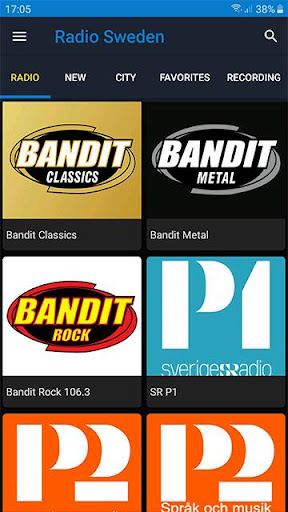 Android application Radio Sweden screenshort