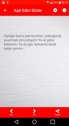Aşık Edici Sözler Screen 2