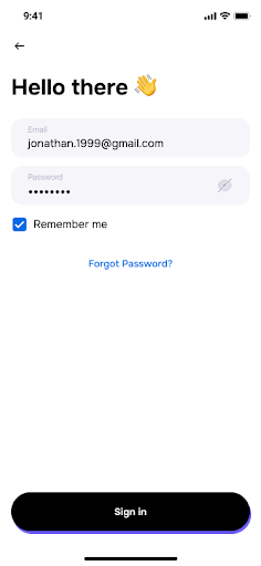 Quiz app Screen 3