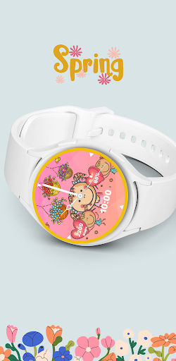 Floral watch face Samsung Screen 3