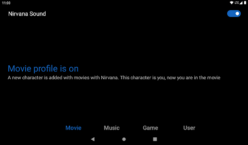 Screenshot of Nirvana Sound
