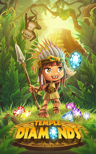 Android application Temple Diamonds Rush screenshort