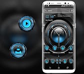 screenshot of Techno Vault Launcher Theme