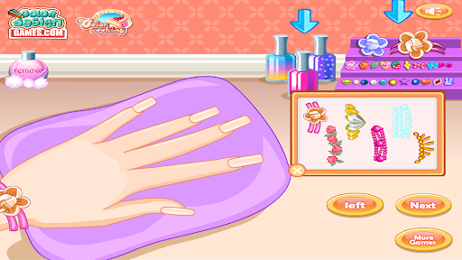 العاب بنات صالون تصميم اظافر