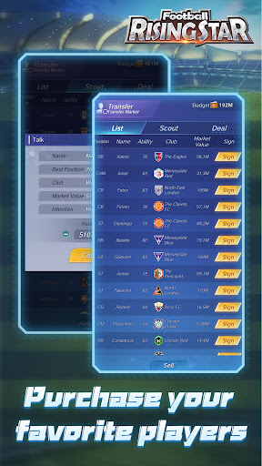 لعبة Football Rising Star apk مهكر3