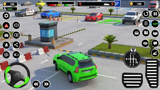 汽車遊戲 3D 停車場遊戲