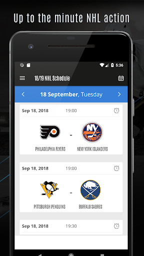 24/25 NHL Schedule & Reminder Screen 2