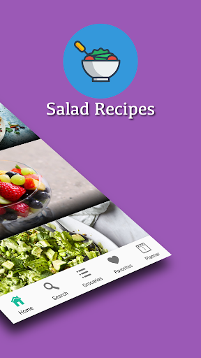 Salad Recipes - Grocery Lists Screen 2