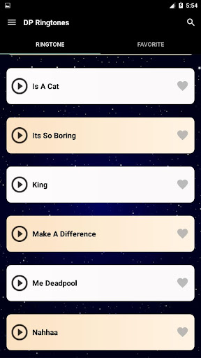 DP ringtones Screen 3