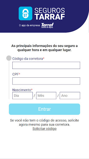 Android application Seguros Tarraf screenshort
