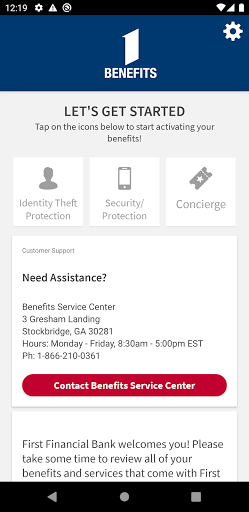 First Benefits Screen 2