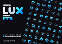 screenshot of Blue Icon Pack : LuXBlue