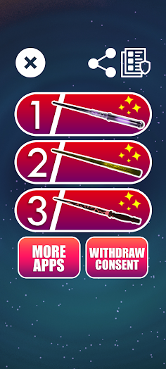 Magic wand simulator - Screenshot 1