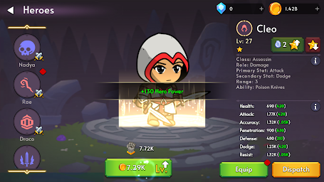 Mobile Heroes: Idle Hero RPG