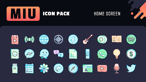MIU Icon Pack - Themes Pixel Screen 3