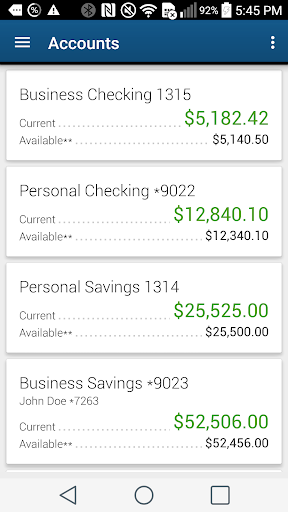 Android application First Community Credit Union screenshort