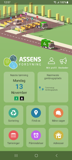 Android application AffaldsGuide Assens screenshort