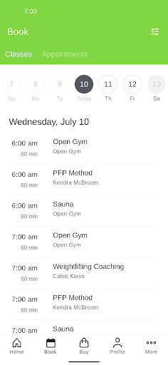 Pittsburgh Fitness Project Screen 2