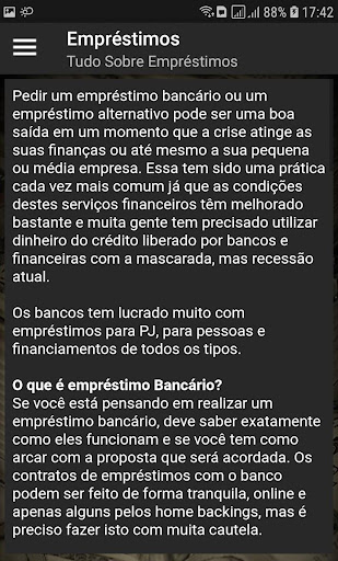 Empréstimos - Como Conseguir Screen 3
