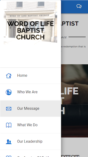 Android application Word of Life Baptist Church screenshort