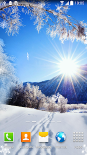 Winter Live Wallpaper Captura de pantalla