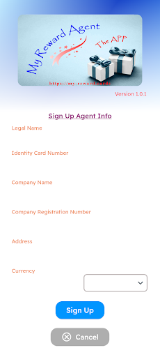 My Reward Agent Screen 2