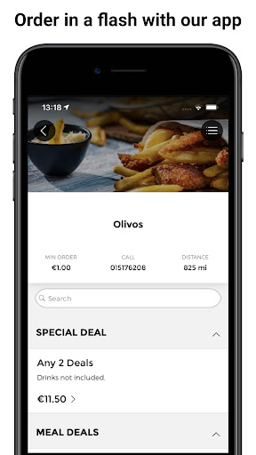 Android application Olivo's Fish & Chips screenshort
