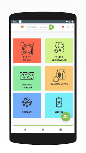 Android application Online Grocery Malaysia screenshort