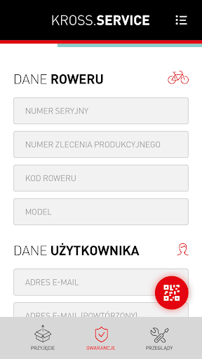 Kross.Service Screen 2