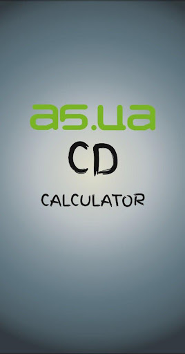 Android application CD Calculator screenshort