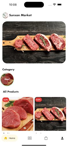 Surxon Market Screen 2