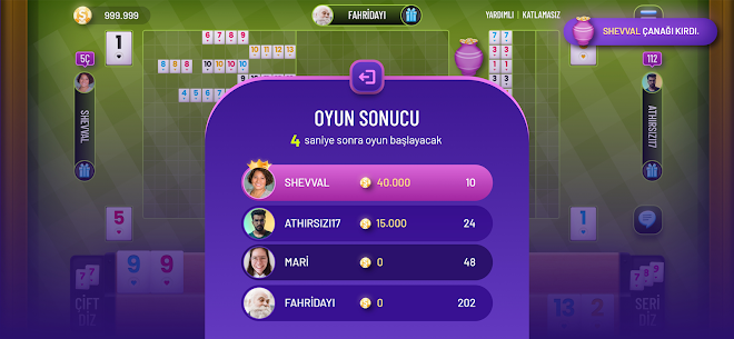 101 Okey Canlı 5