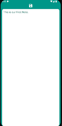 Android application GZOlehana Notes screenshort