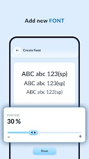 Bigger Mobile Fonts Screenshot