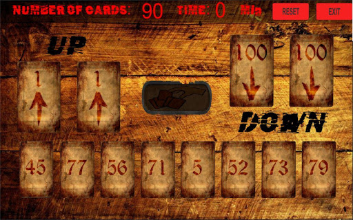 Solitaire 100 Cards Screen 2