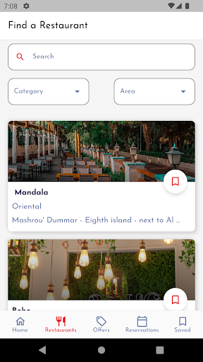 Reservatos Screen 2