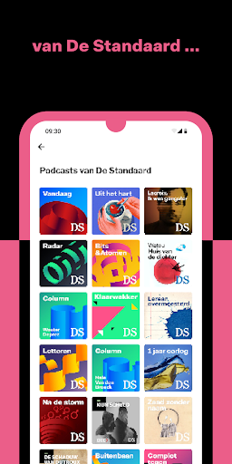 De Standaard: podcasts Screen 2